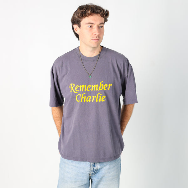 Navy Blue 90s T-Shirt (XL)